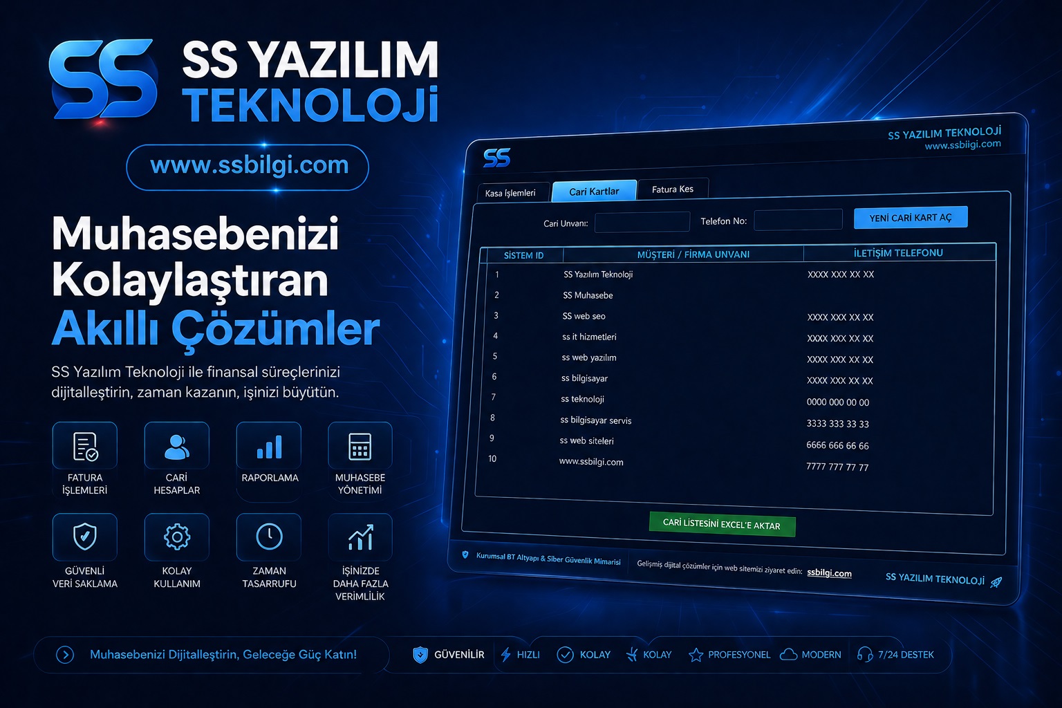 SS Ön Muhasebe Otomasyonu Yazılımı Ekran Görüntüsü